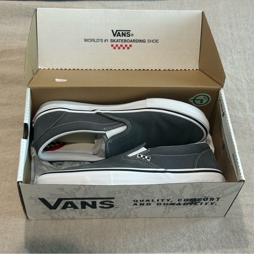 Vans Skate Slip-On Pewter Mens US size 11